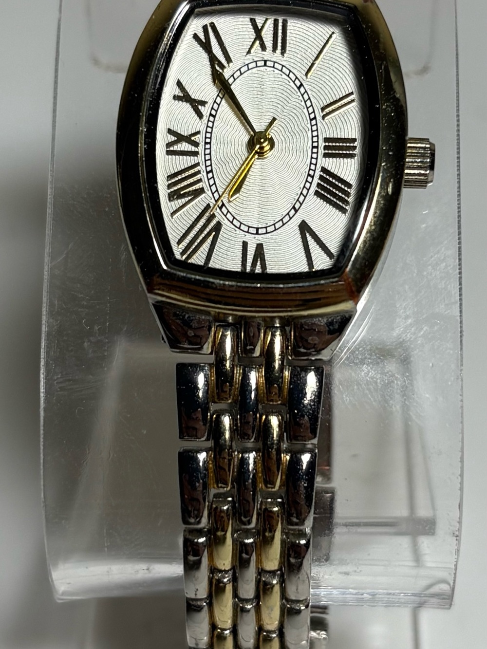 FMD Women's Two-Tone Barrel Case Bracelet Watch (Model FMDOTT077)